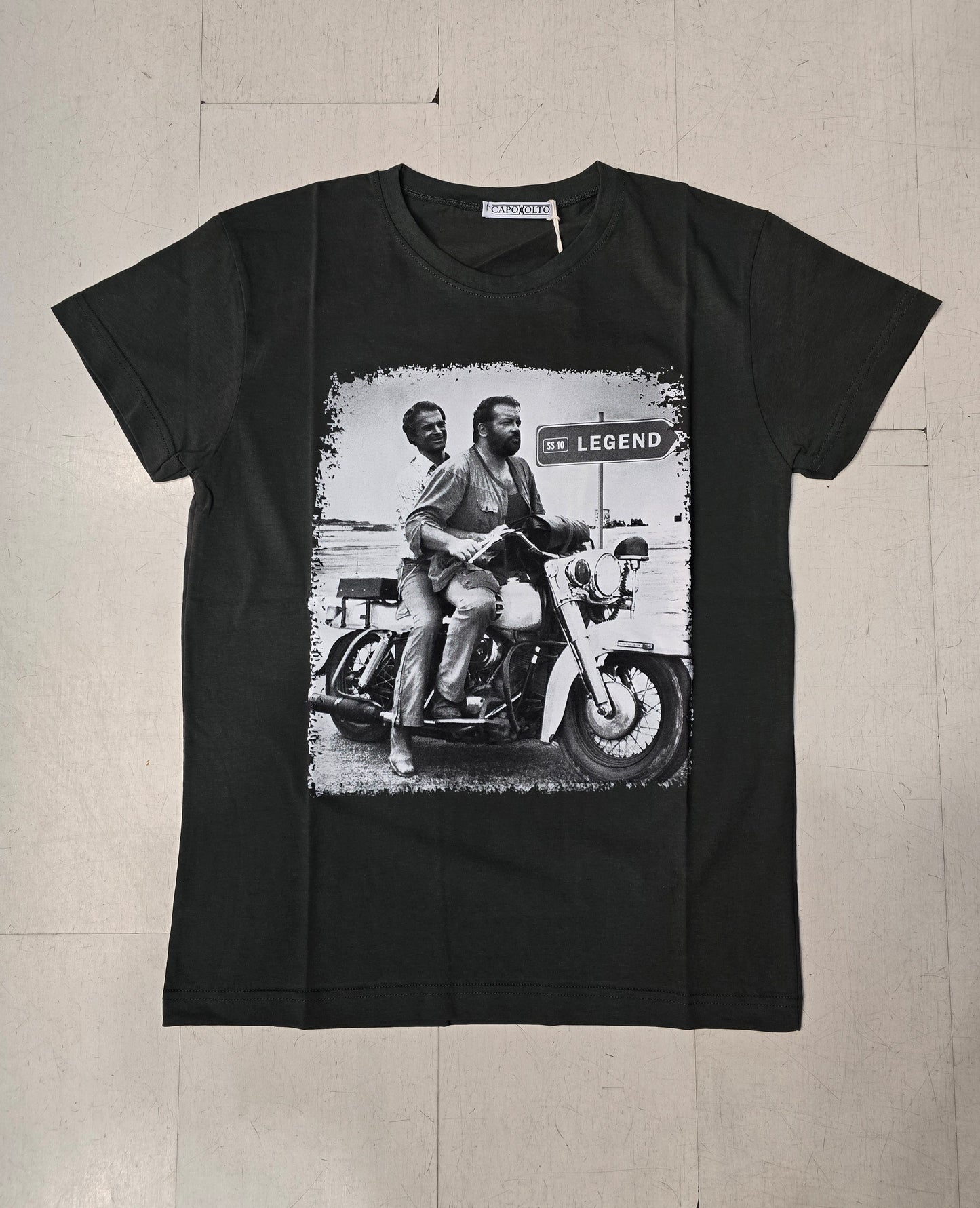T-Shirt Uomo Paricollo Stampa