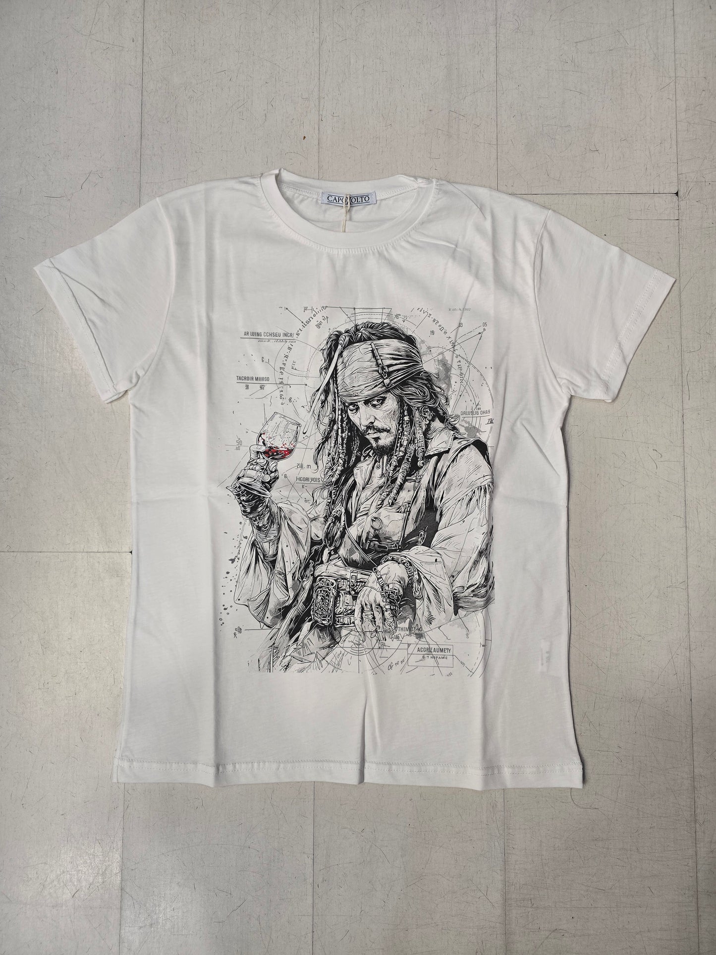 T-Shirt Uomo Paricollo Stampa