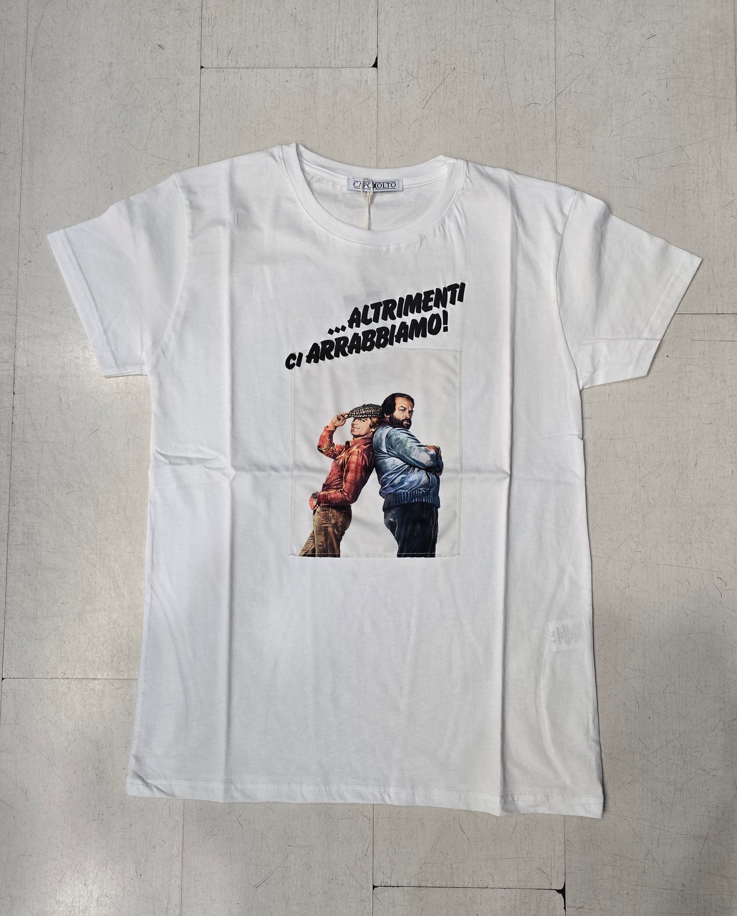 T-Shirt Uomo Paricollo Stampa