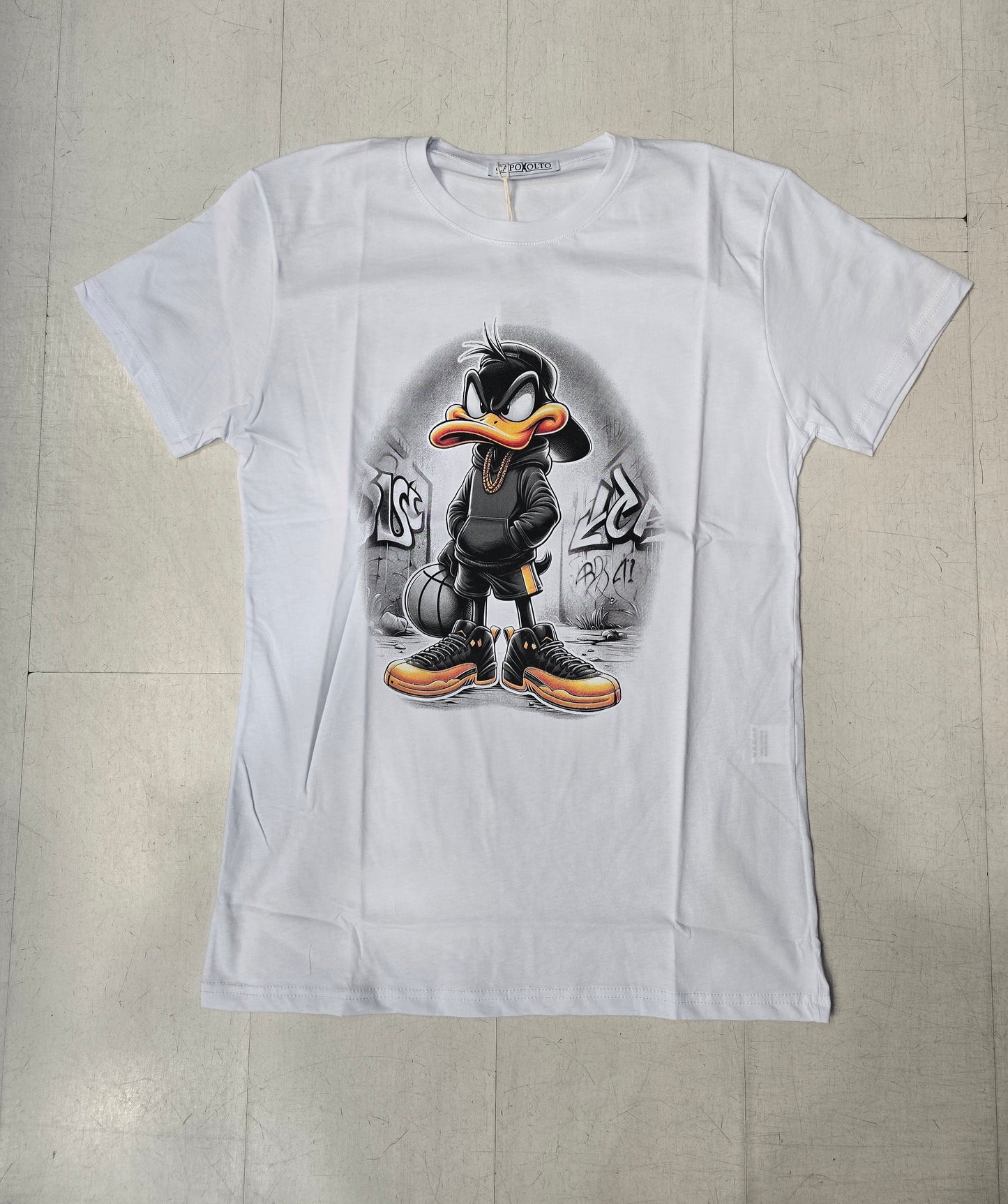 T-Shirt Uomo Paricollo Stampa