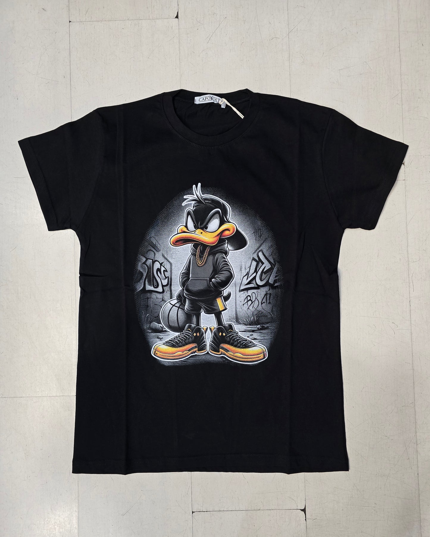 T-Shirt Uomo Paricollo Stampa