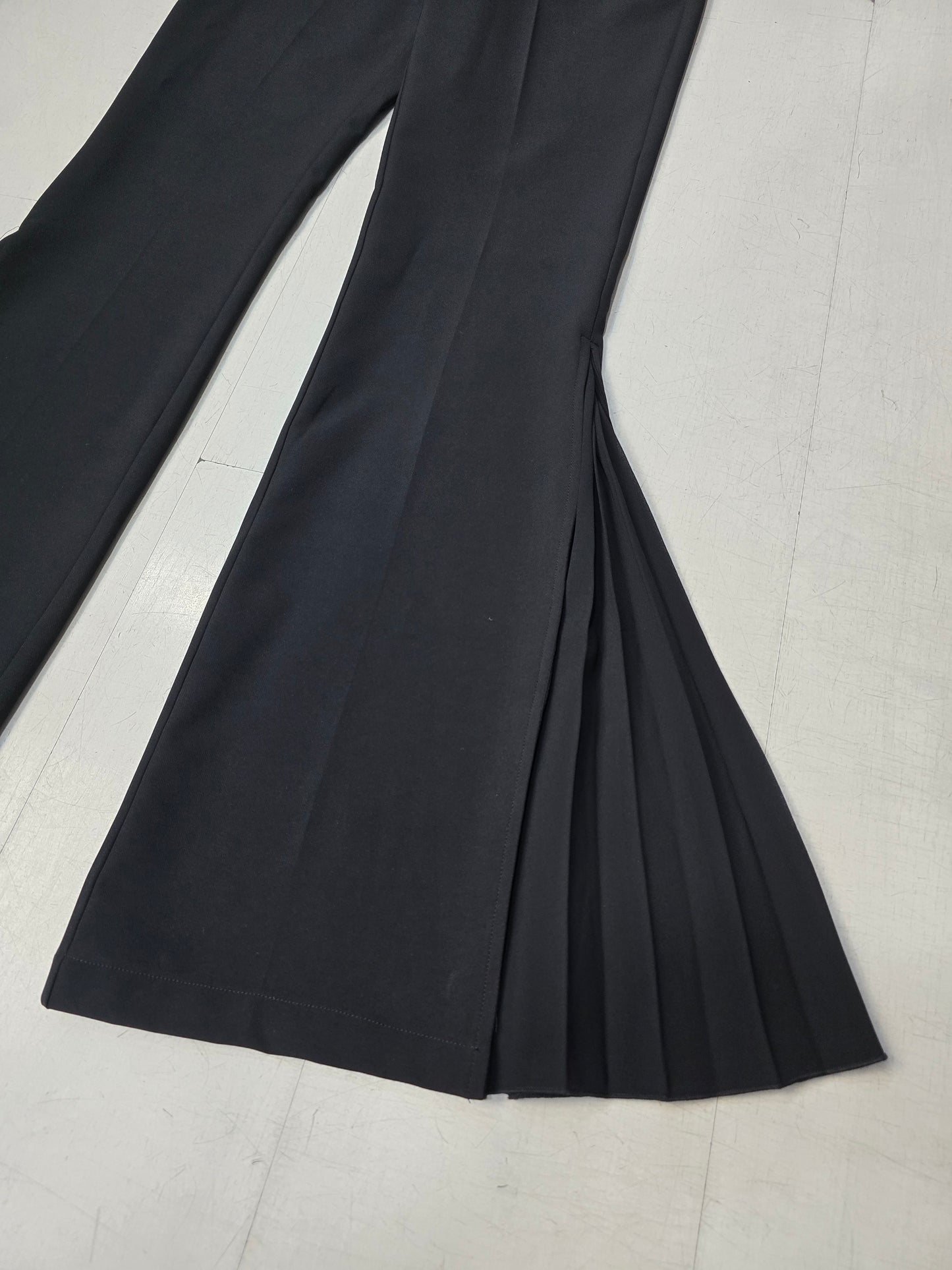 Pantalone Donna Zampa Plissè