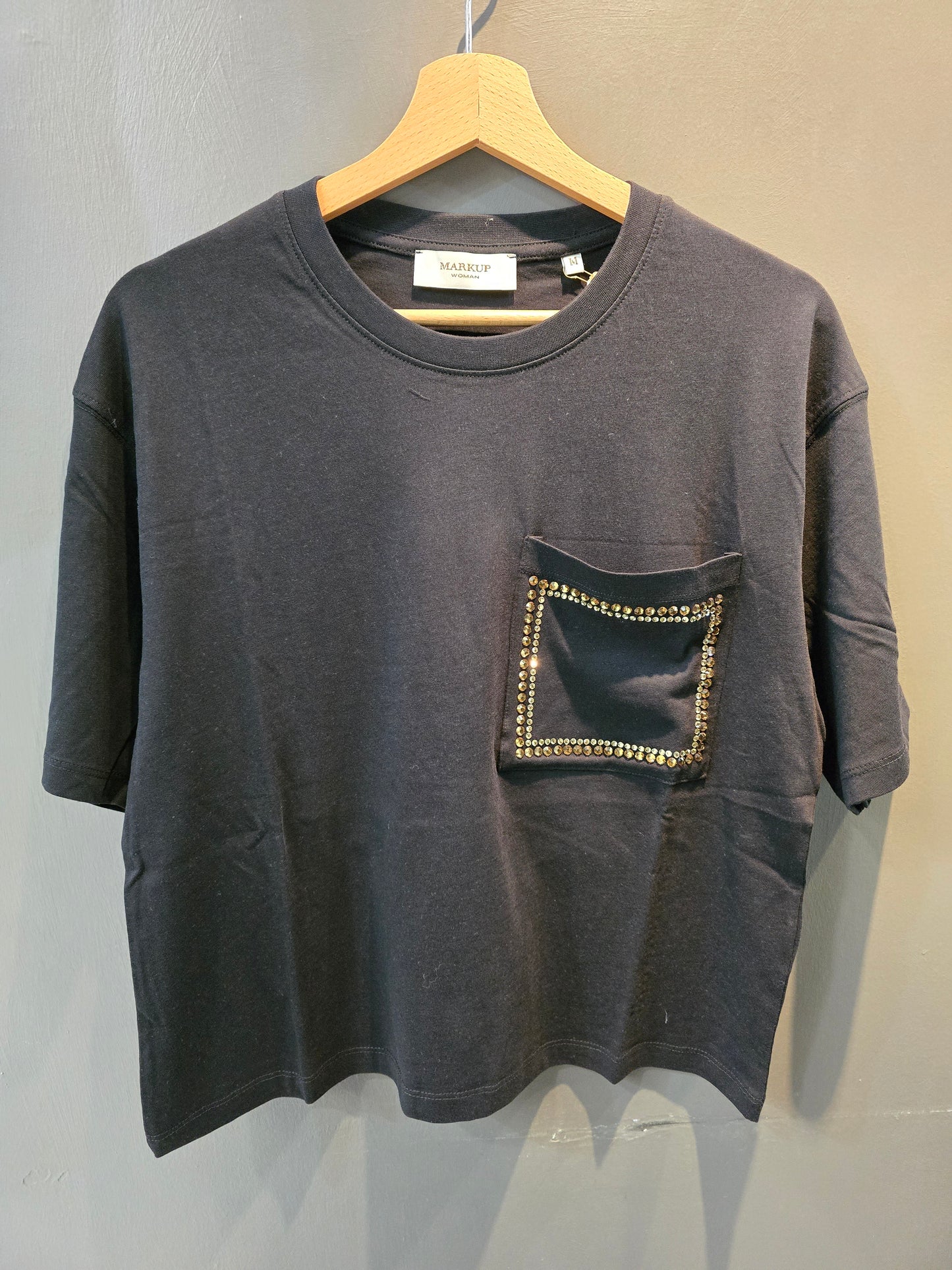 T-Shirt Donna Paricollo Pietre