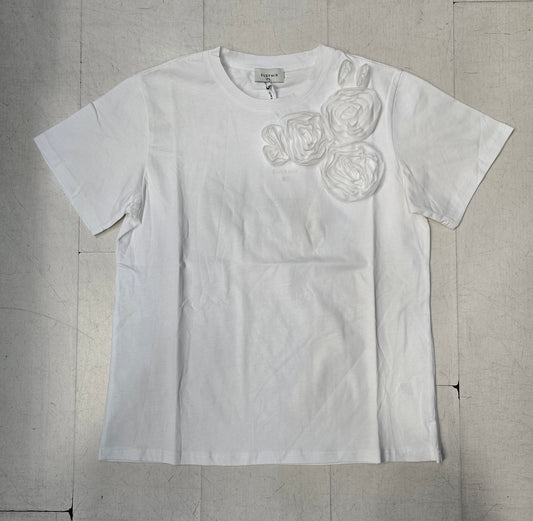 T-Shirt Donna Paricollo Rose