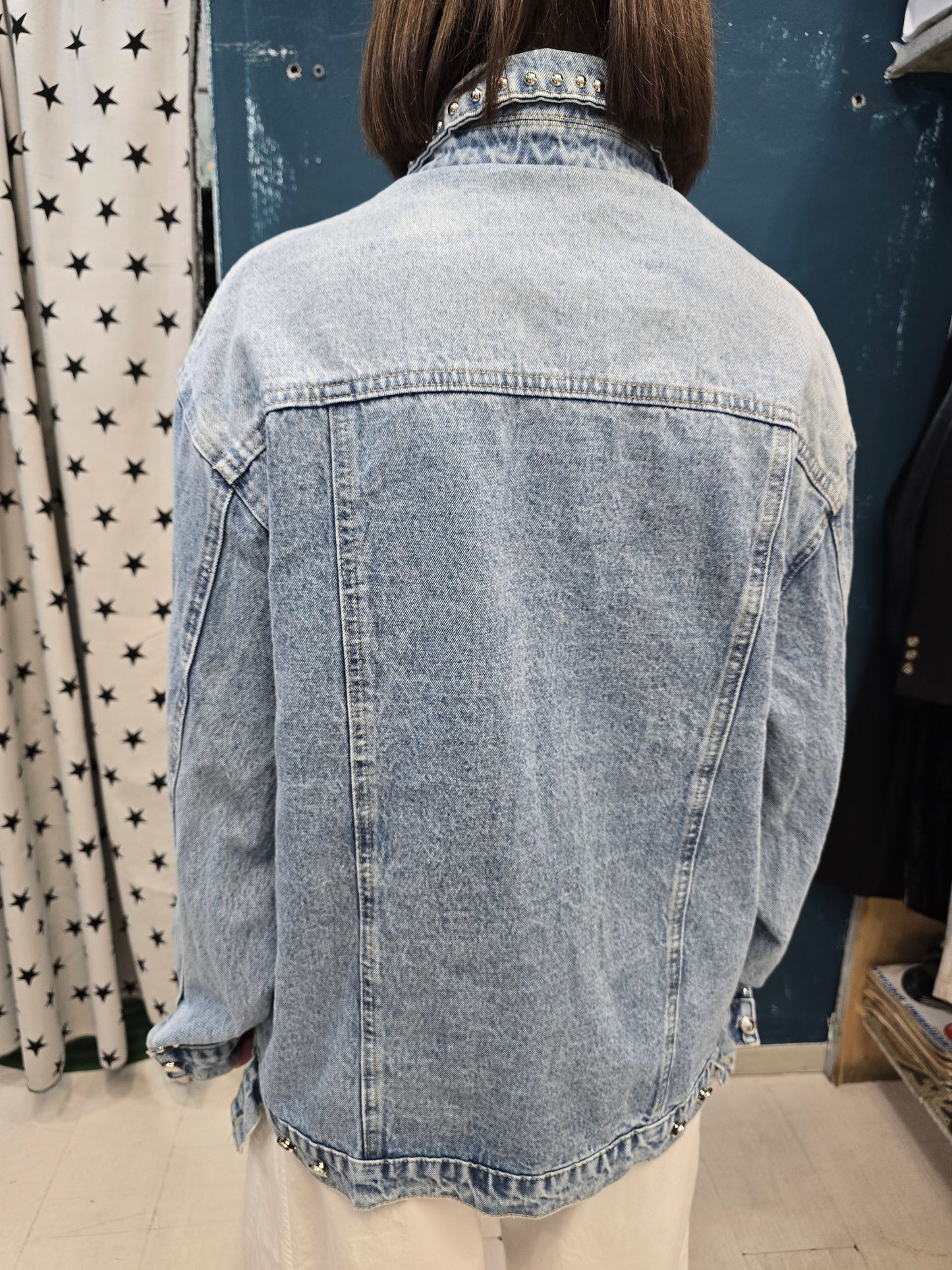 Bomber Donna Denim Lungo