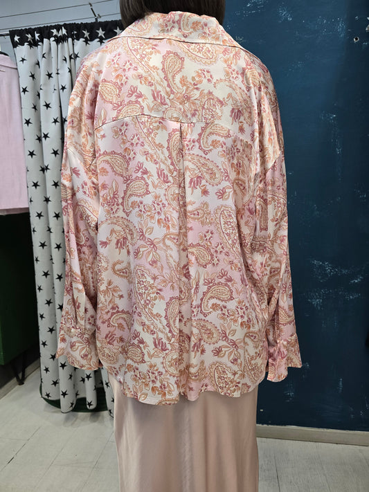 Camicia Donna Raso Fantasia