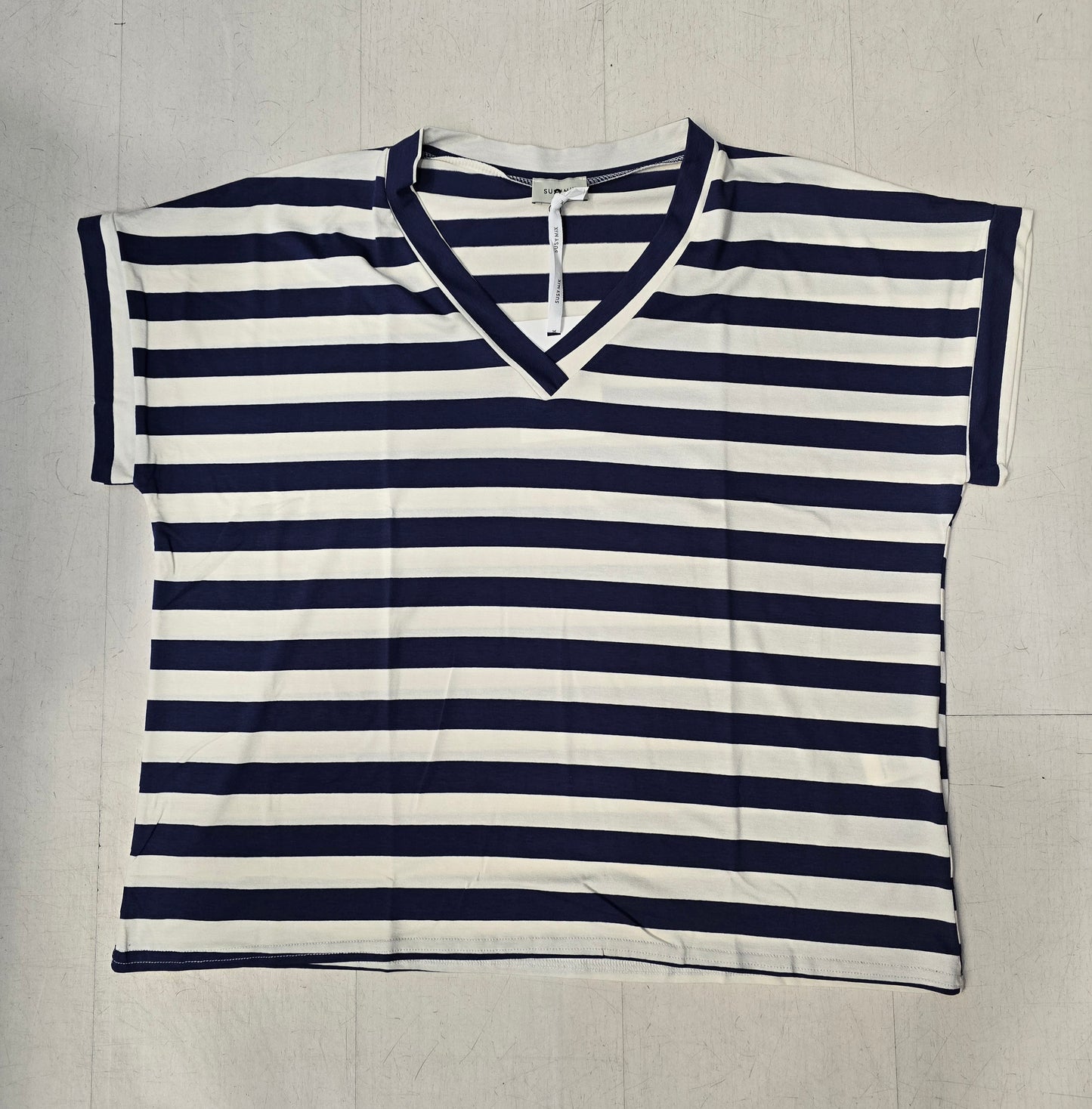 T-Shirt Donna Scollo V Riga