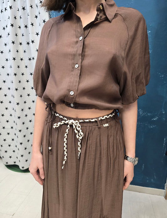 Camicia Donna Cropped