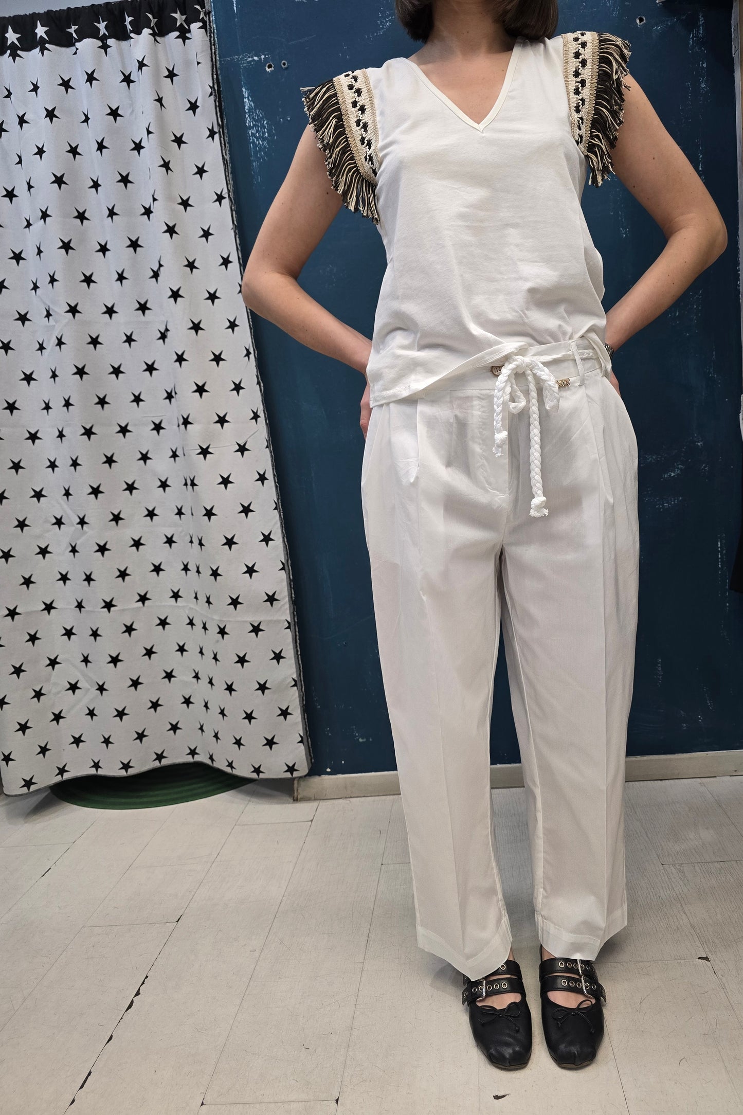 Pantalone Donna Popeline