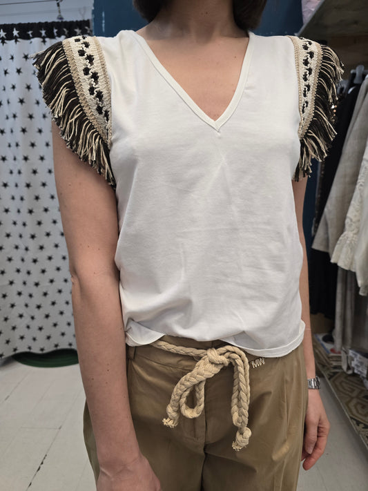 T- Shirt V  Donna Passamaneria