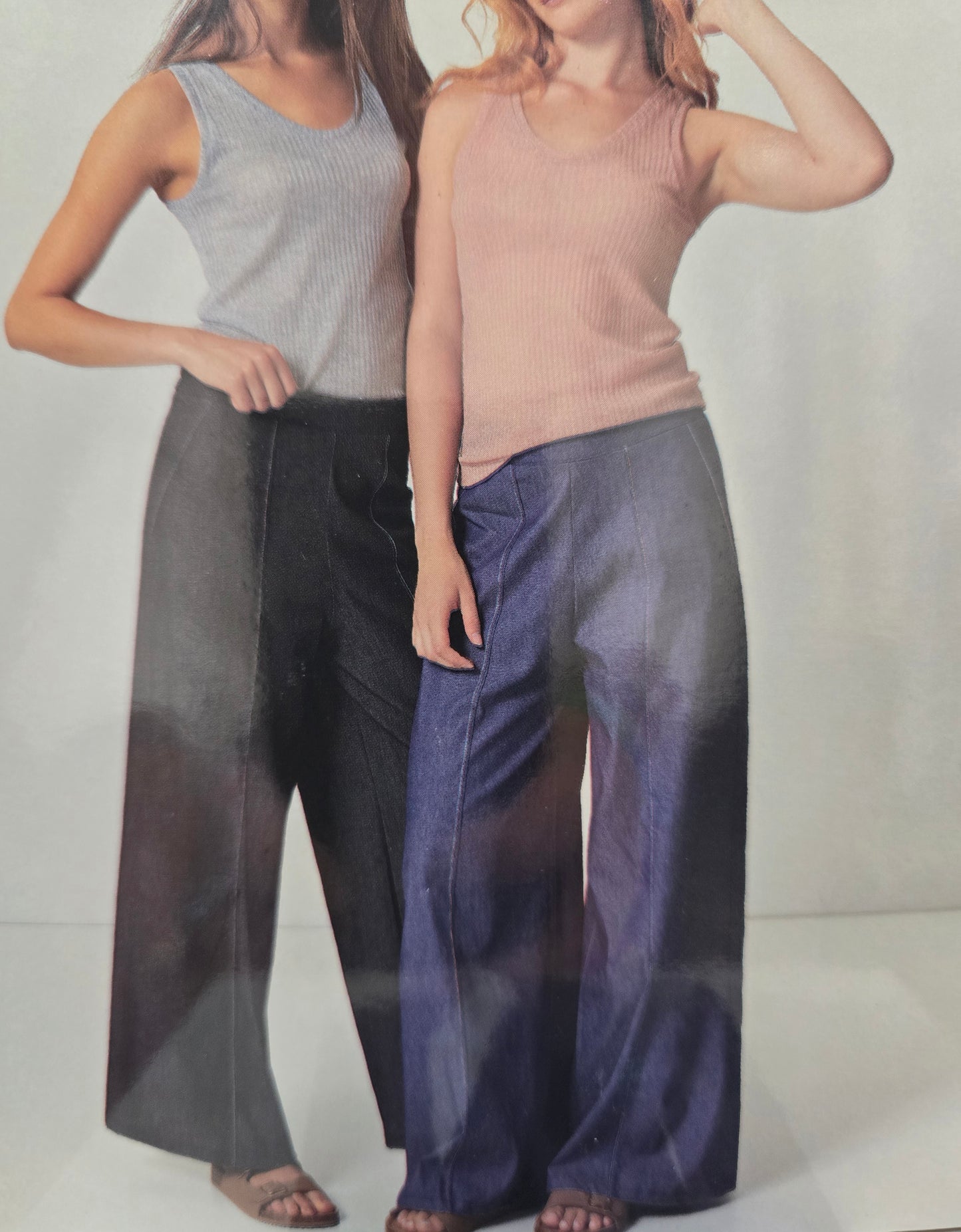 Pantalone Donna Largo Elastico