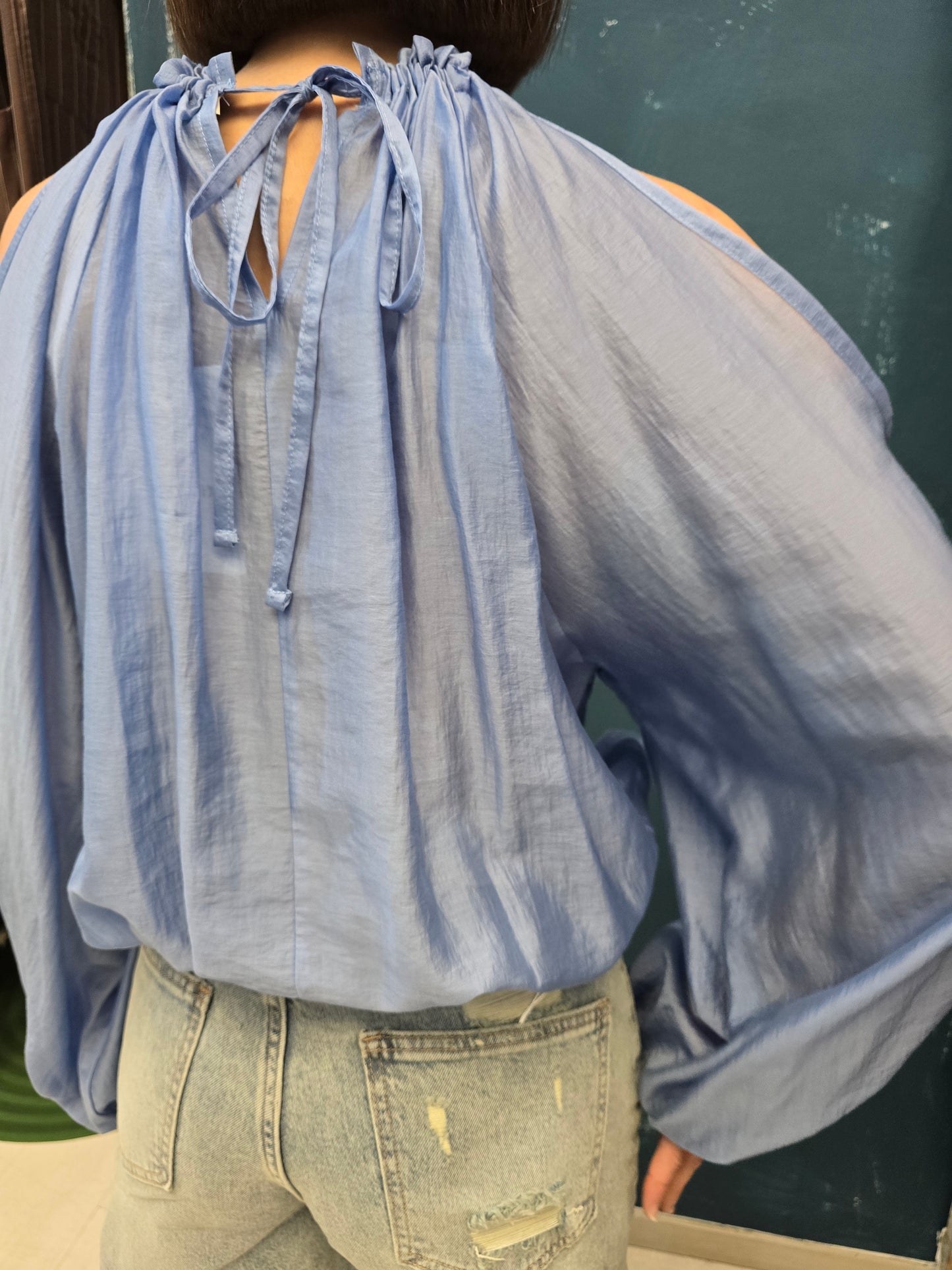 Blusa Donna Aperta Spalle