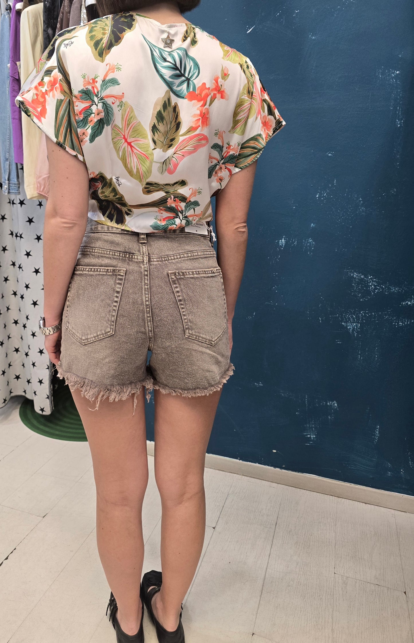 Camicia Crop Allacciata