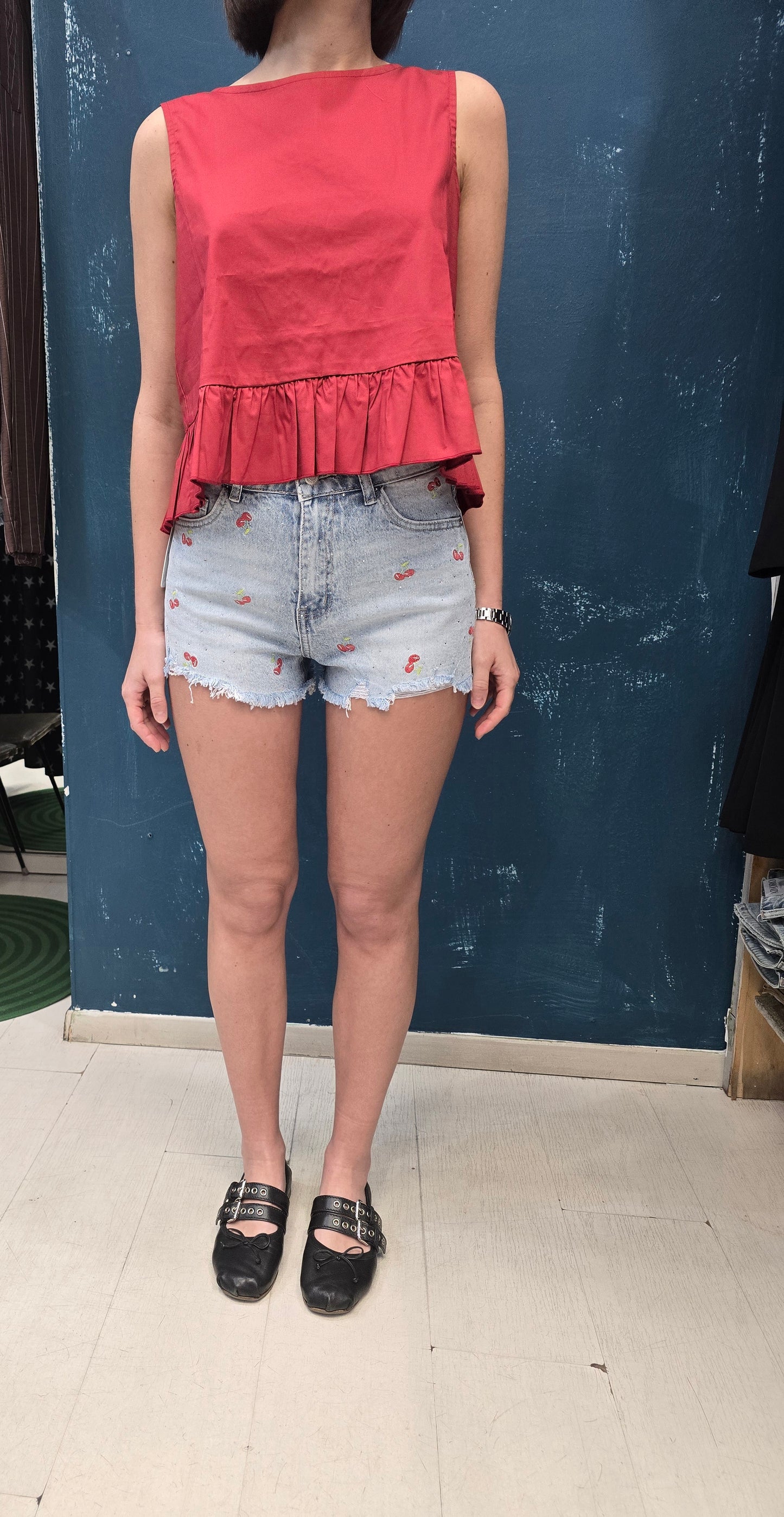 Shorts Donna Ciliegie