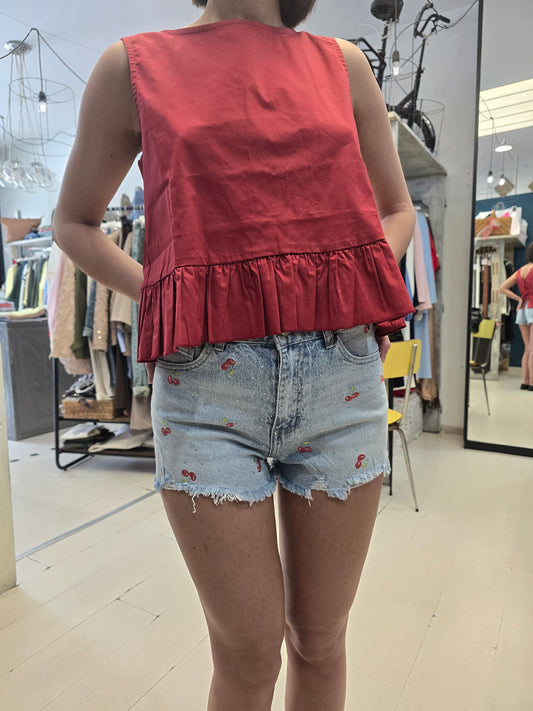 Shorts Donna Ciliegie