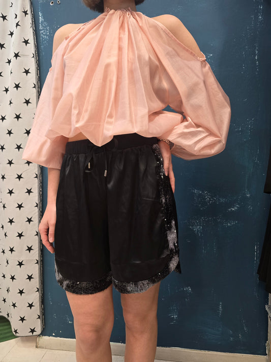 Blusa Donna Aperta Spalle