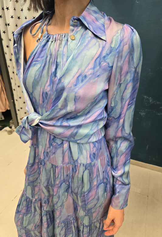 Camicia Donna Viscosa Fantasia