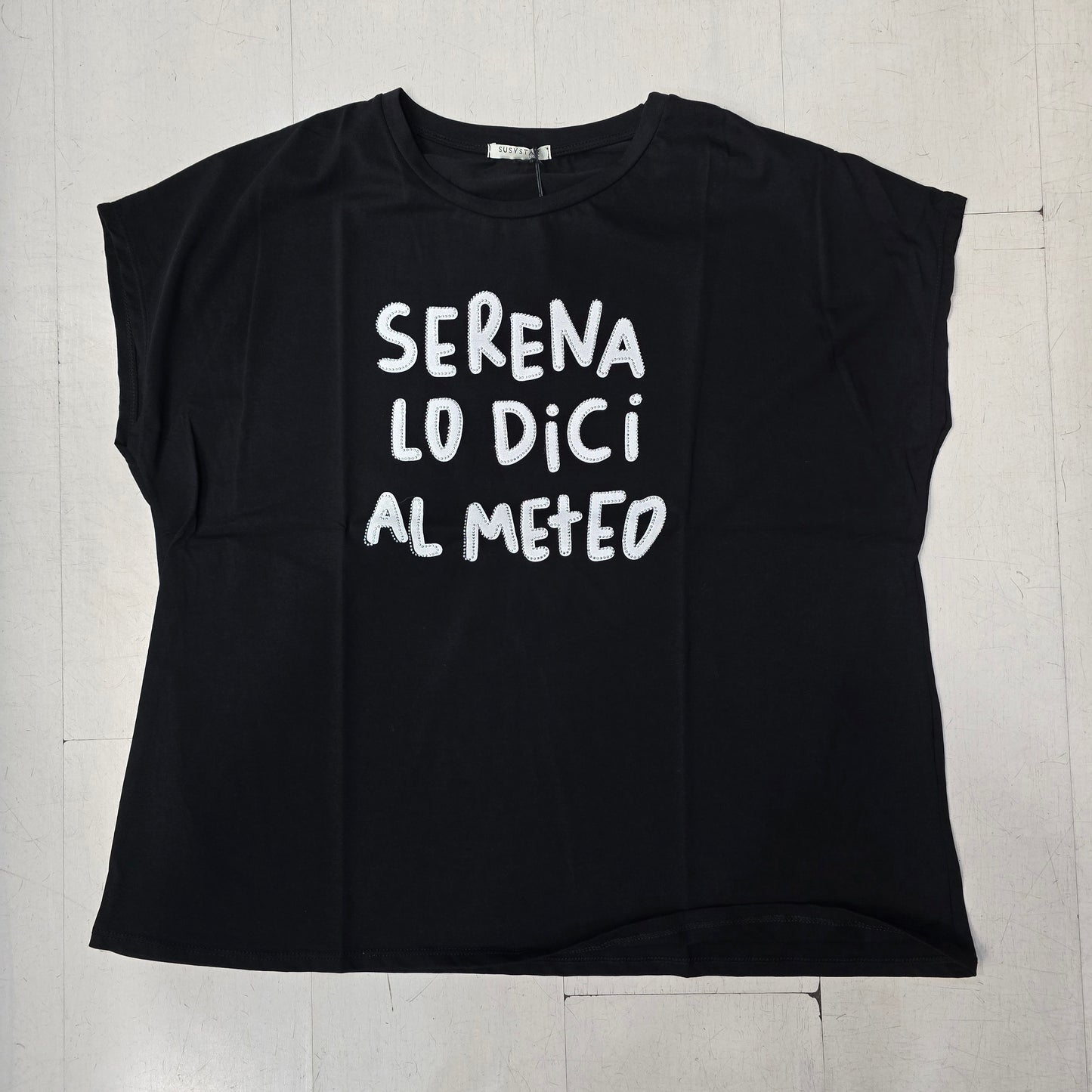 T-Shirt Donna Curvy Scritte