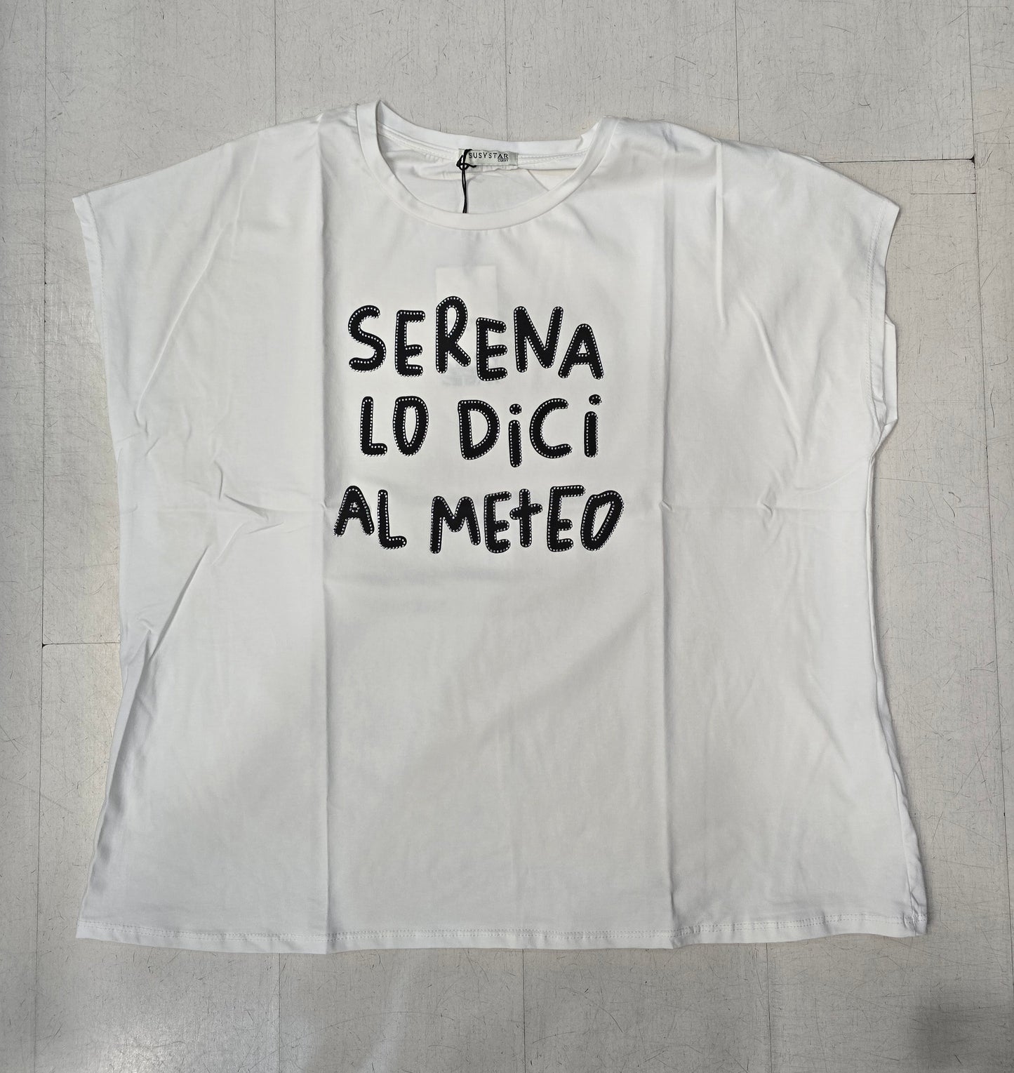 T-Shirt Donna Curvy Scritte