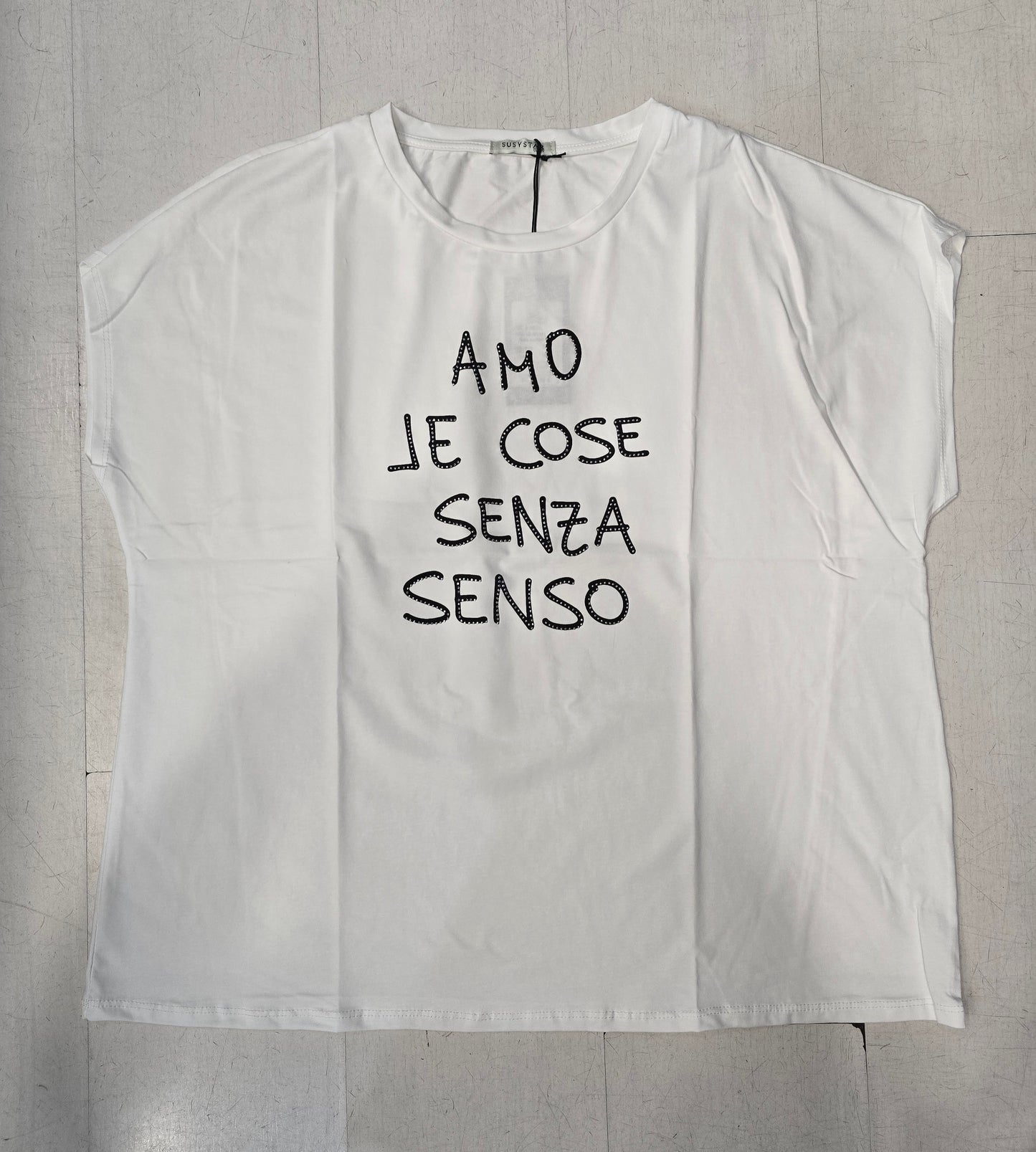 T-Shirt Donna Curvy Scritte