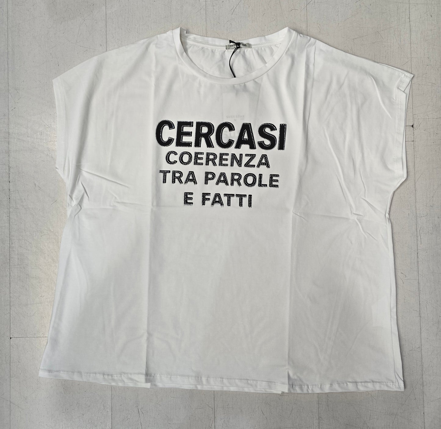 T-Shirt Donna Curvy Scritte