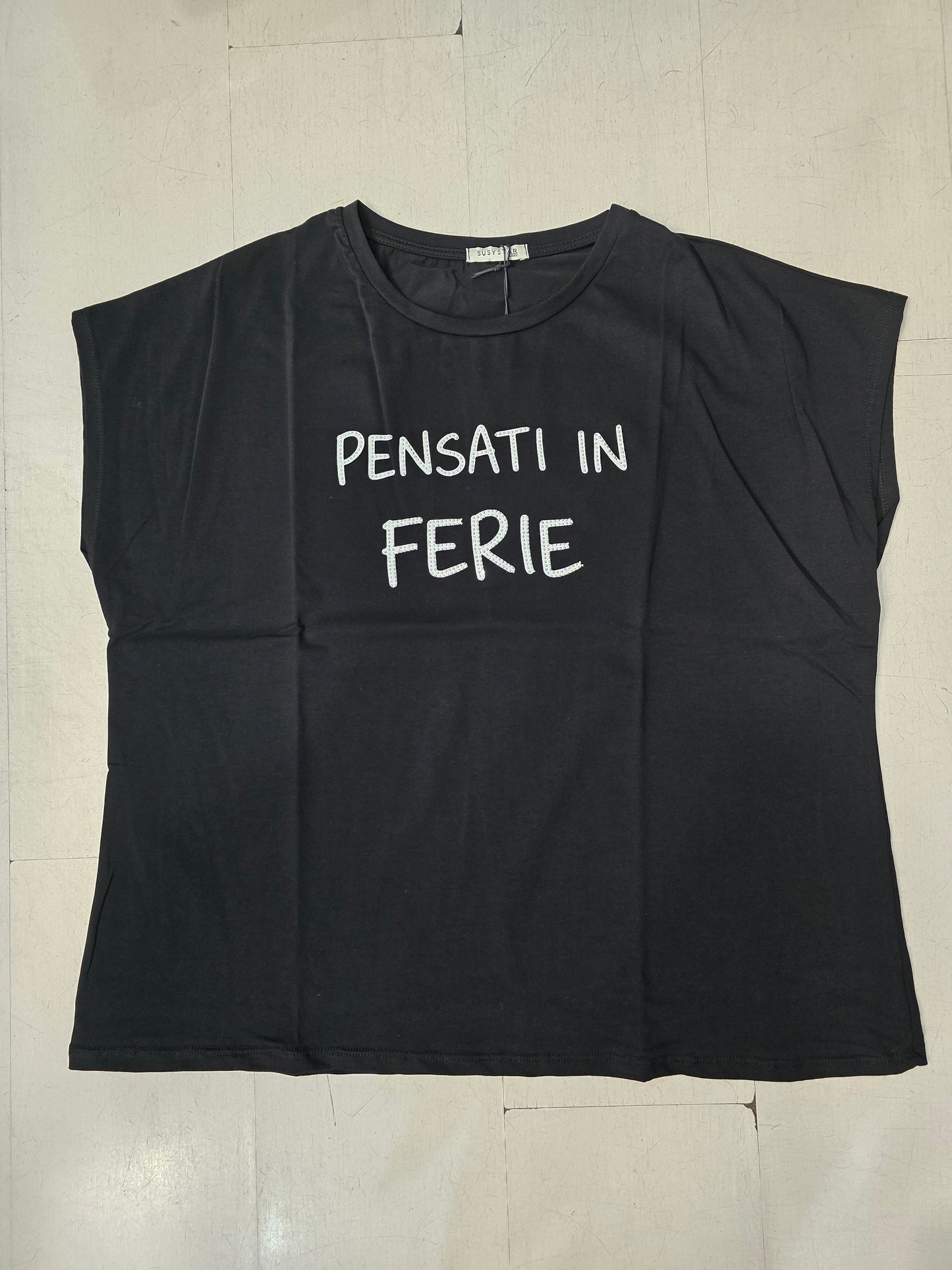 T-Shirt Donna Curvy Scritte