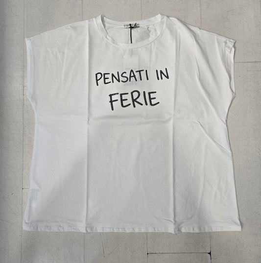 T-Shirt Donna Curvy Scritte