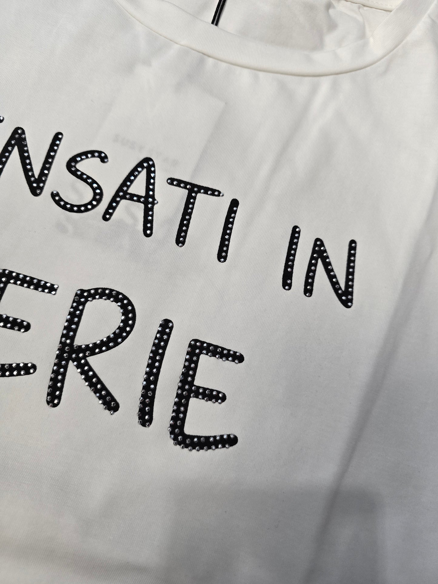 T-Shirt Donna Curvy Scritte