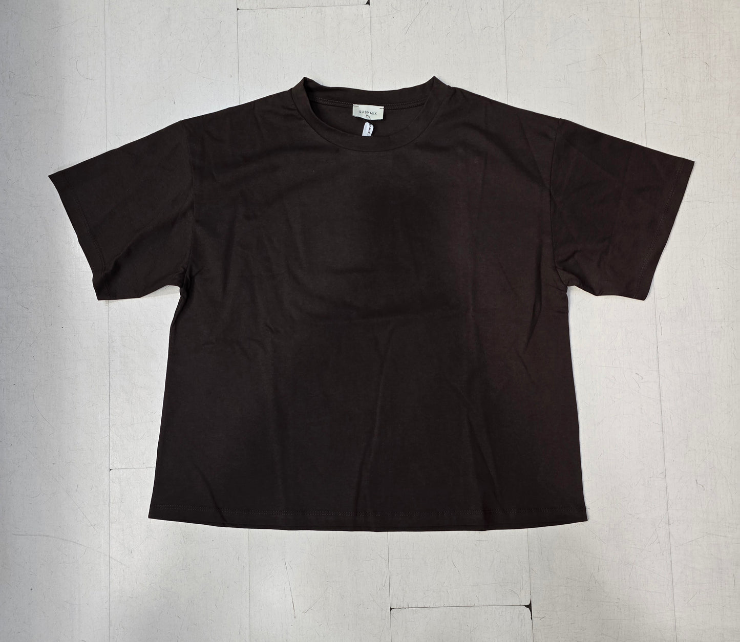 T-Shirt Paricollo Over Basic