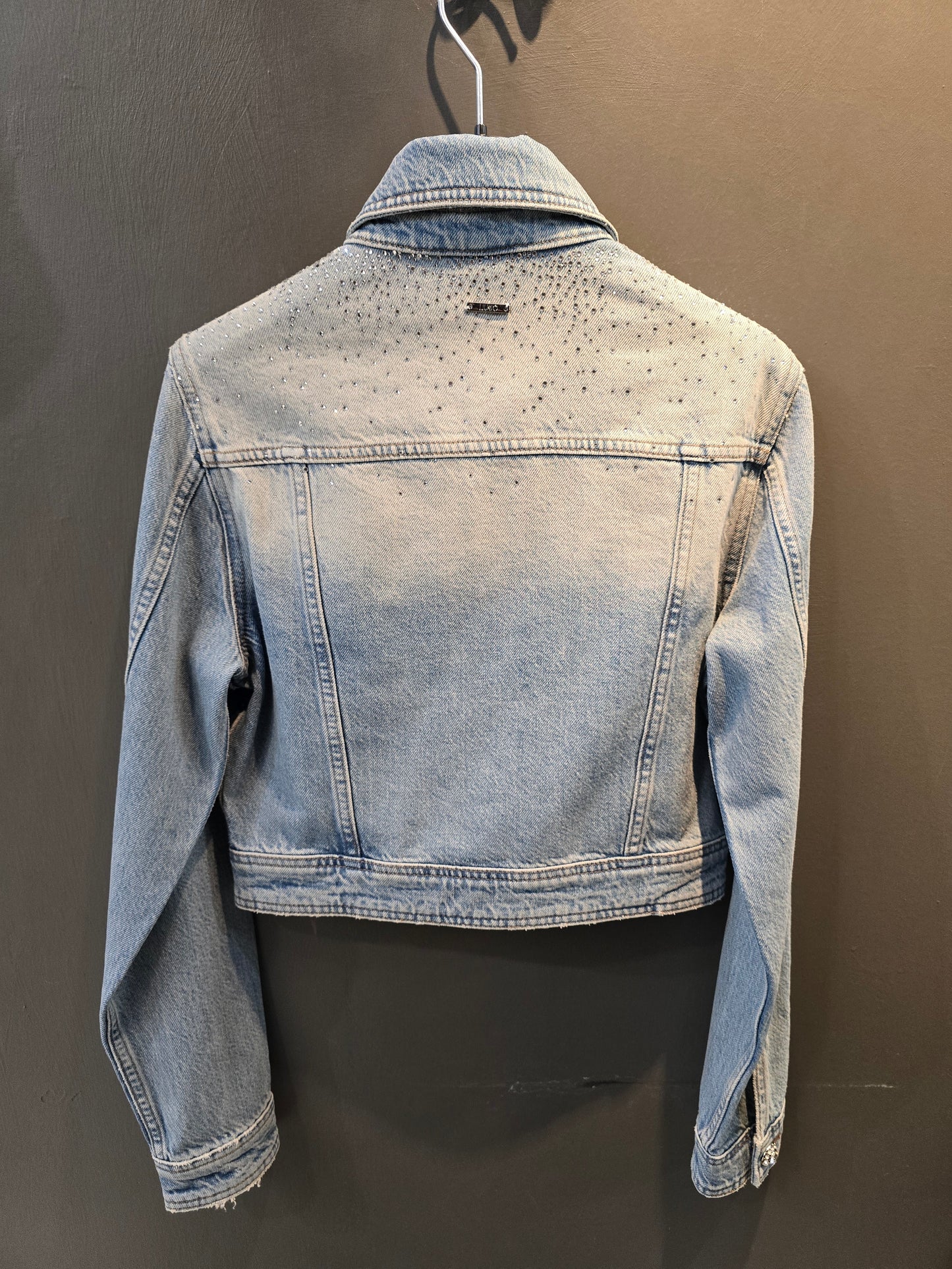 Giubbotto Donna Denim Strass