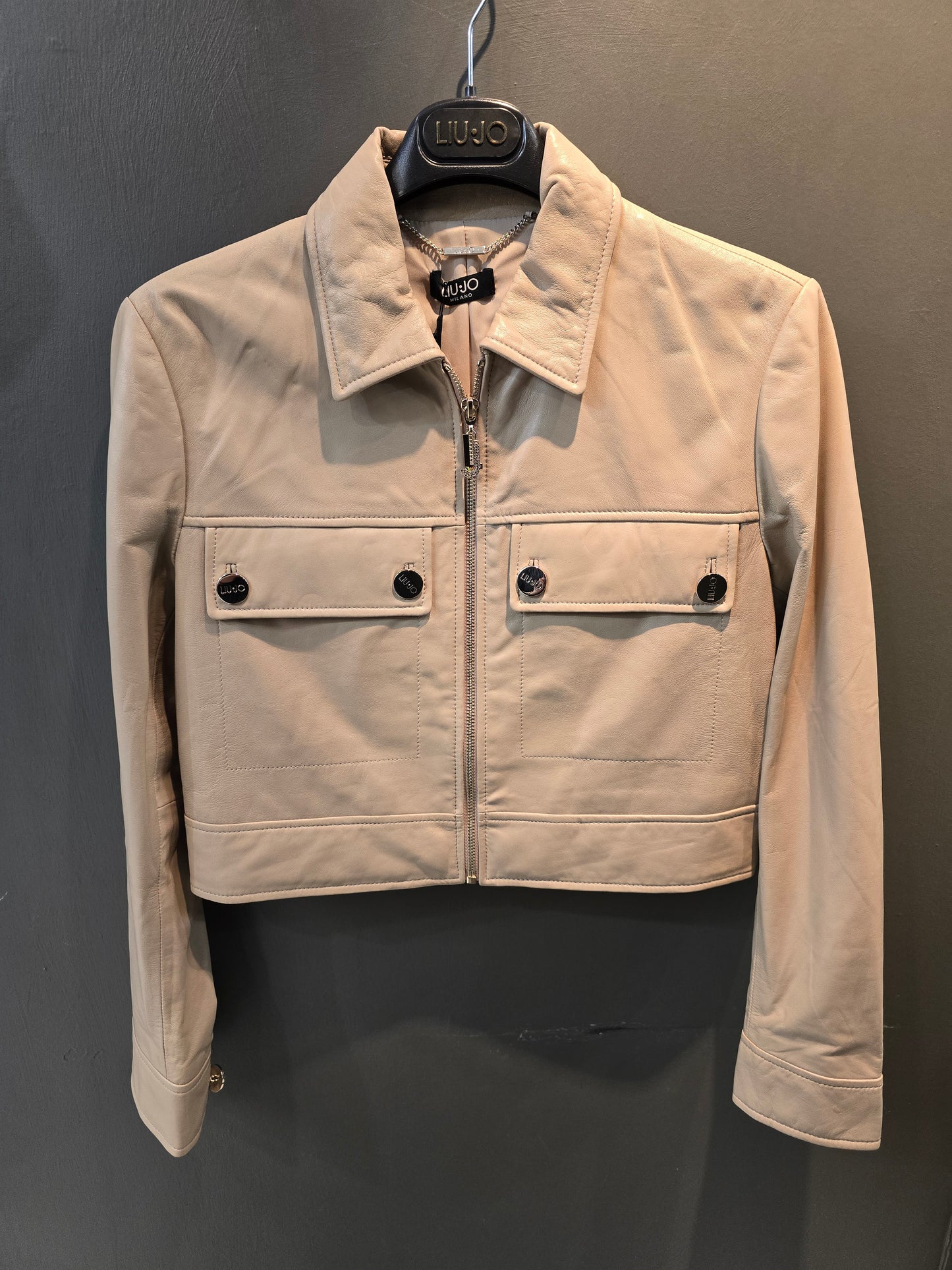 Giacca Crop Pelle