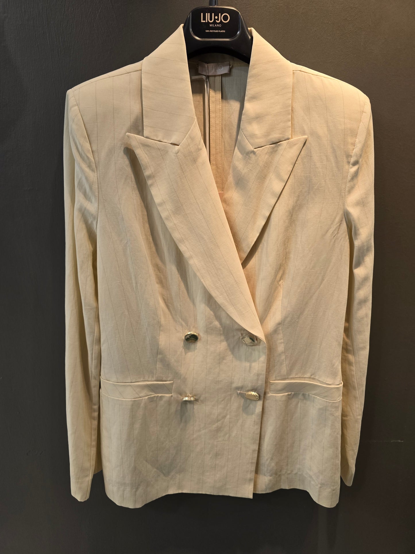 Blazer Donna Doppiopetto Gessato