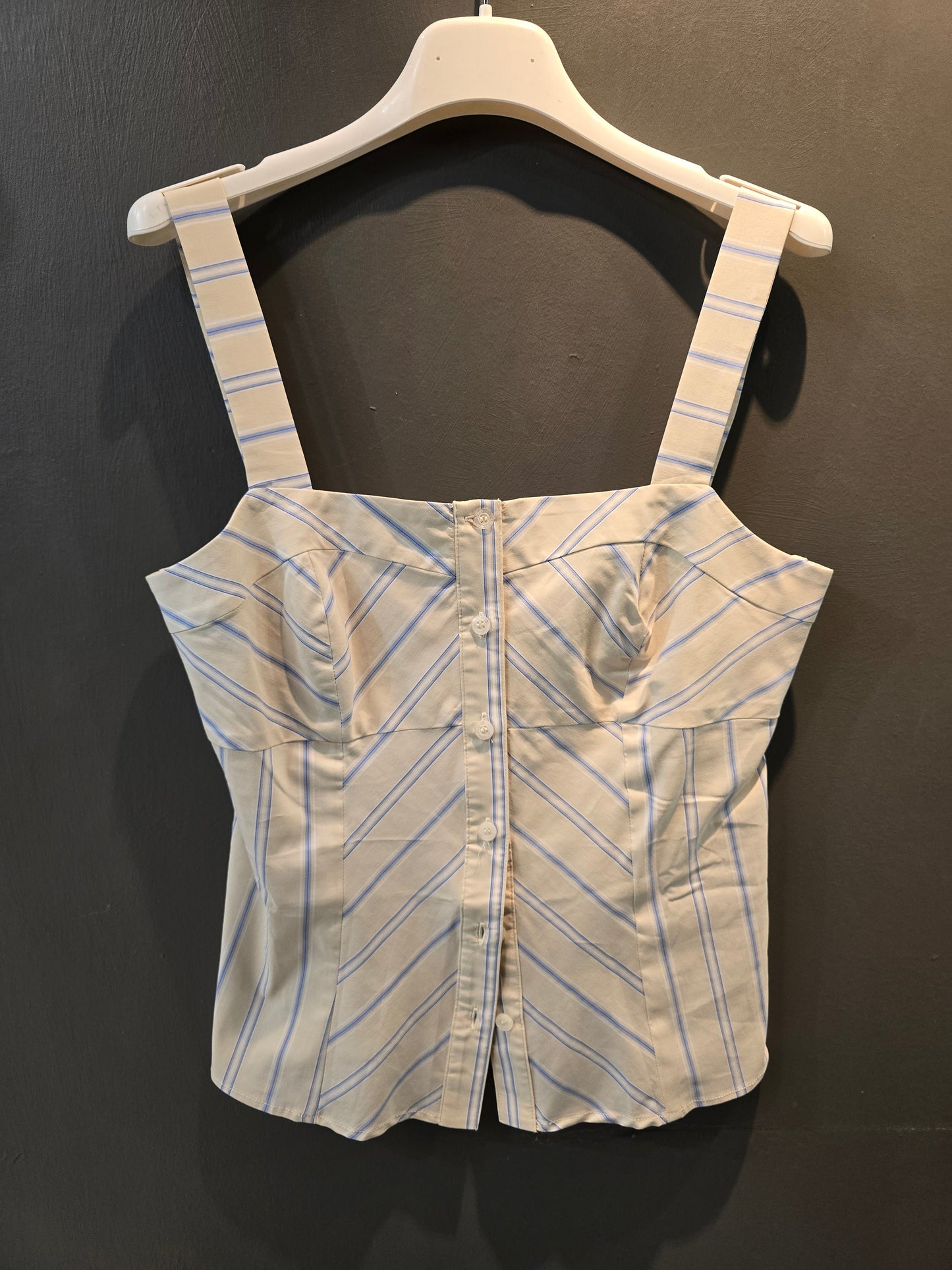 Top Cotone Abbottonato
