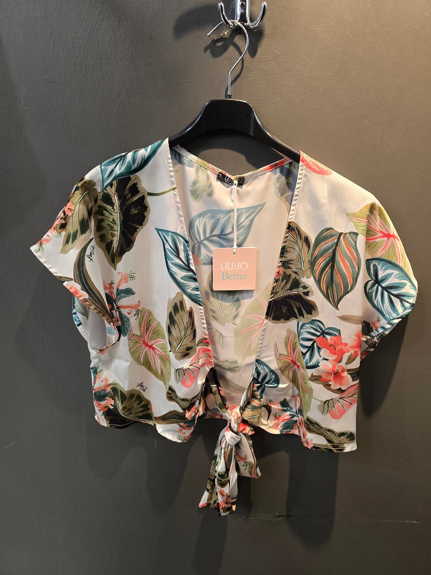 Camicia Crop Allacciata