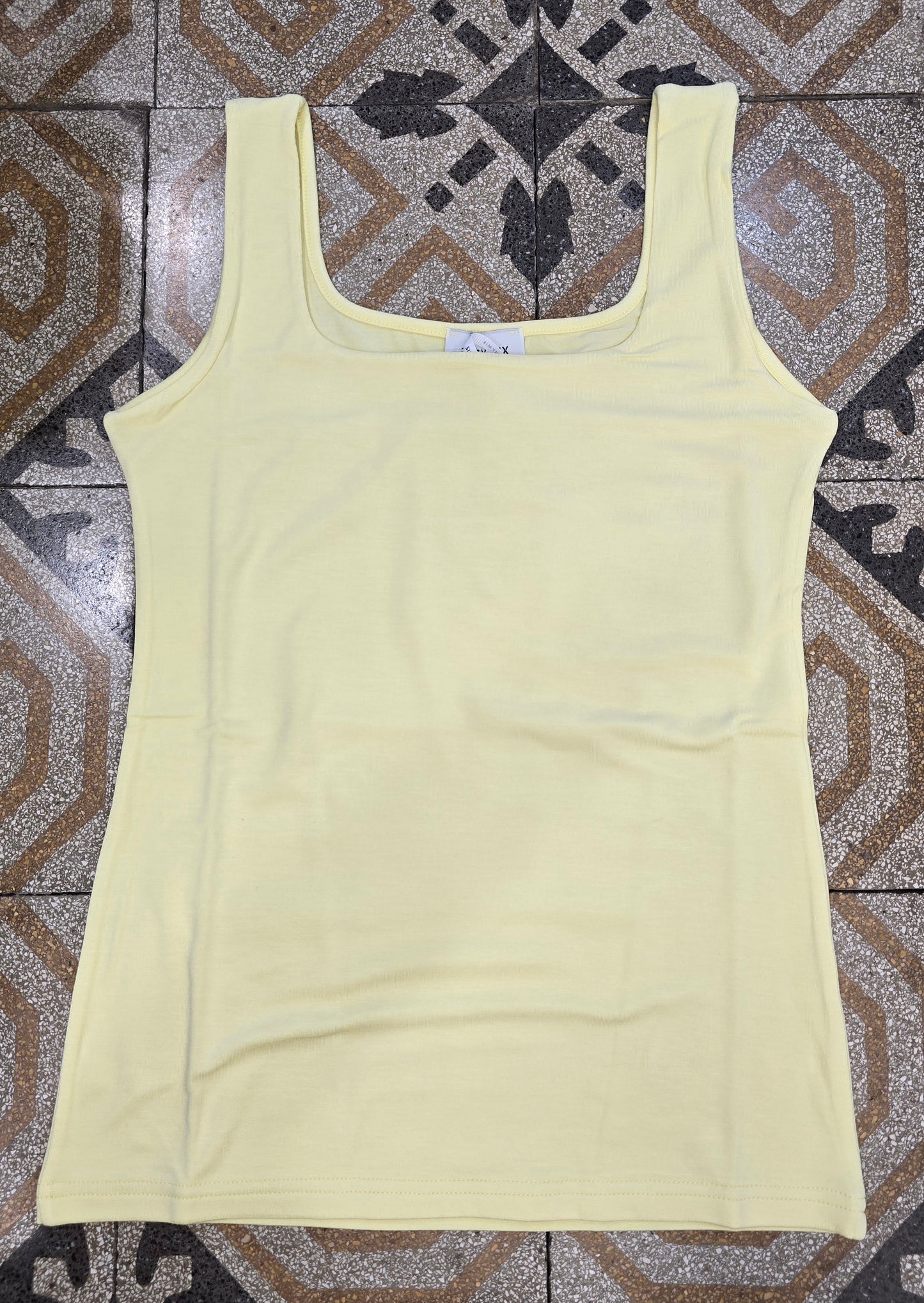 Canotta Donna Scollo Quadro