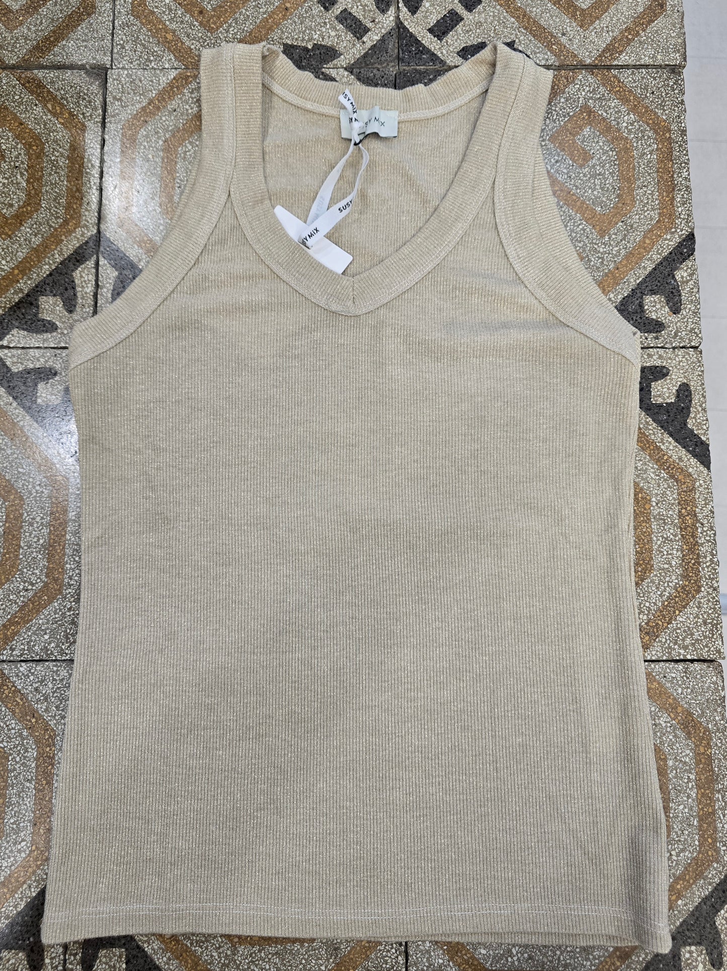 Canotta Donna Lurex V