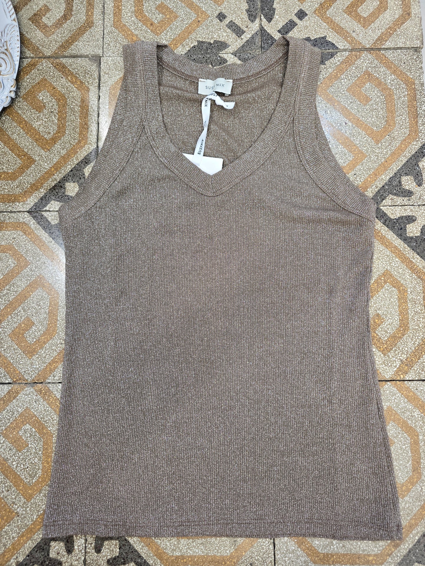 Canotta Donna Lurex V