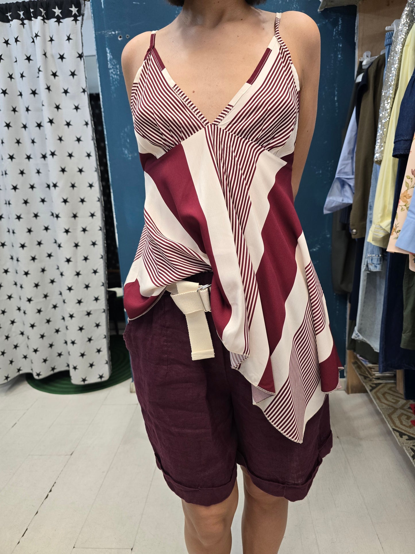 Top Donna Asimmetrico