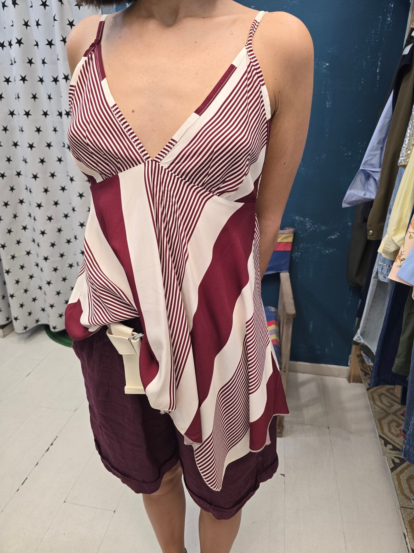 Top Donna Asimmetrico