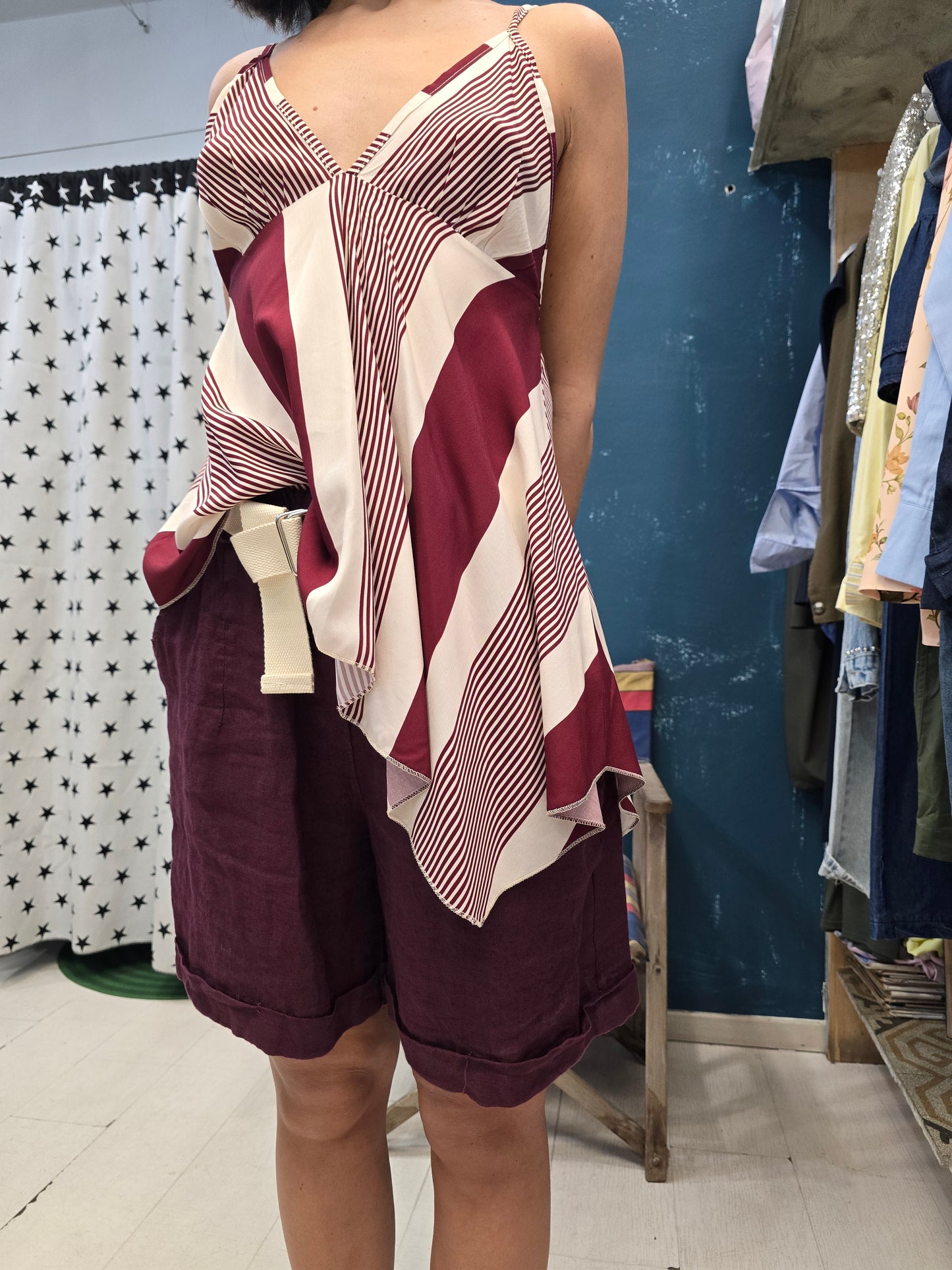 Top Donna Asimmetrico