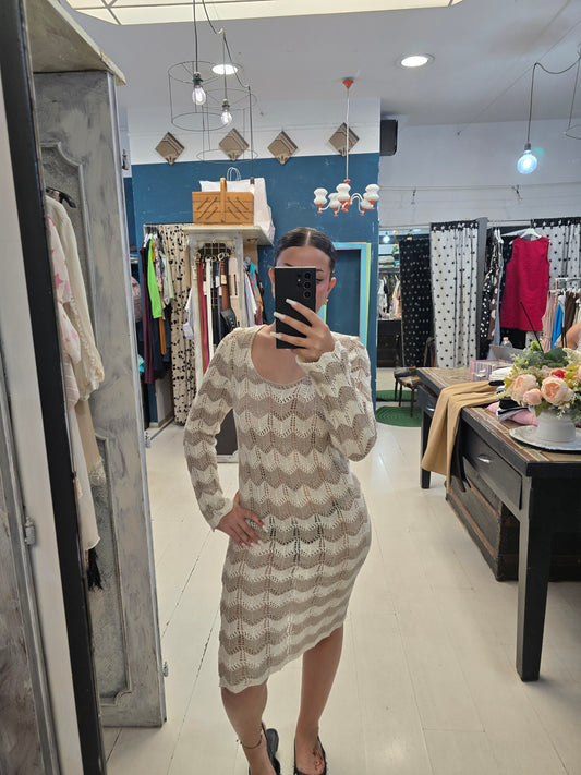 Abito Donna Midi Crochet