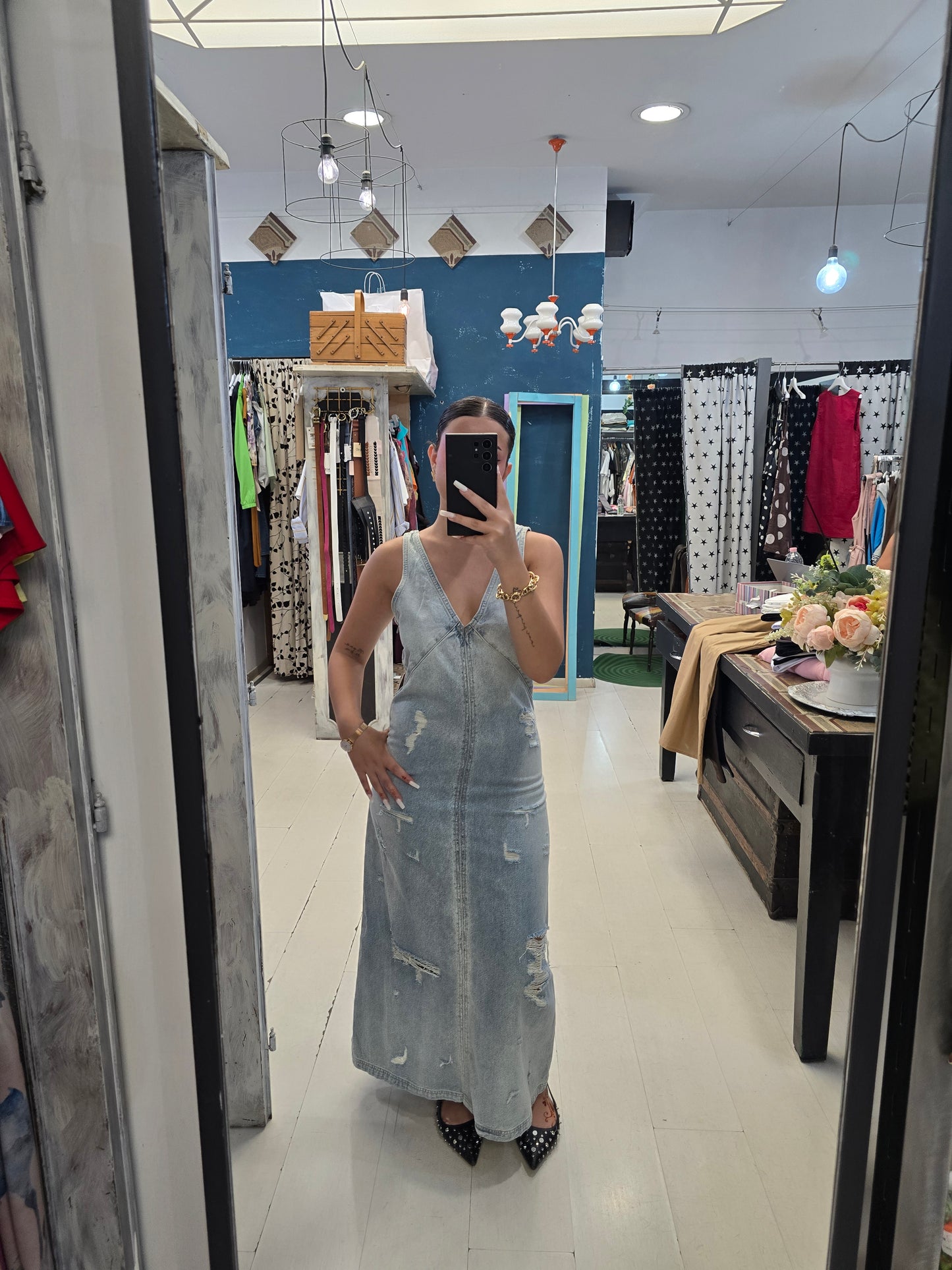 Abito Donna Lungo Denim