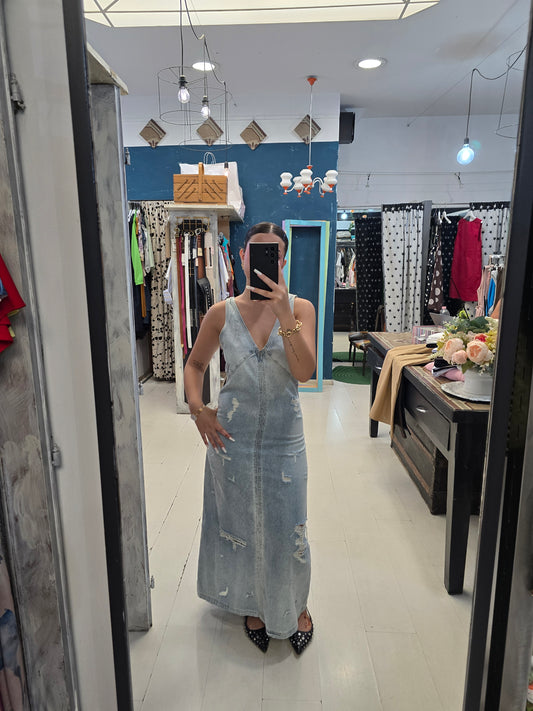Abito Donna Lungo Denim