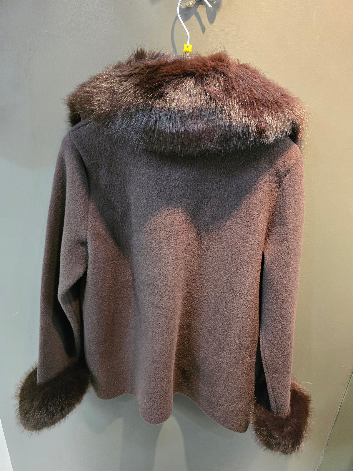 Cappotto Donna Corto Ecopelliccia