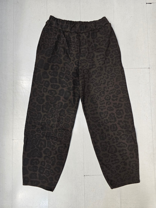 Pantalone Donna Felpa Animalier