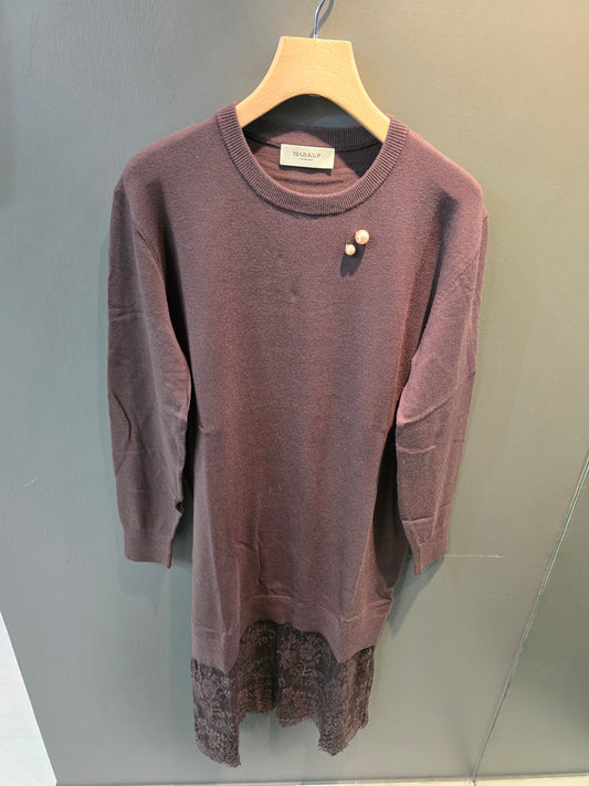 Abito Donna Maglia Pizzo