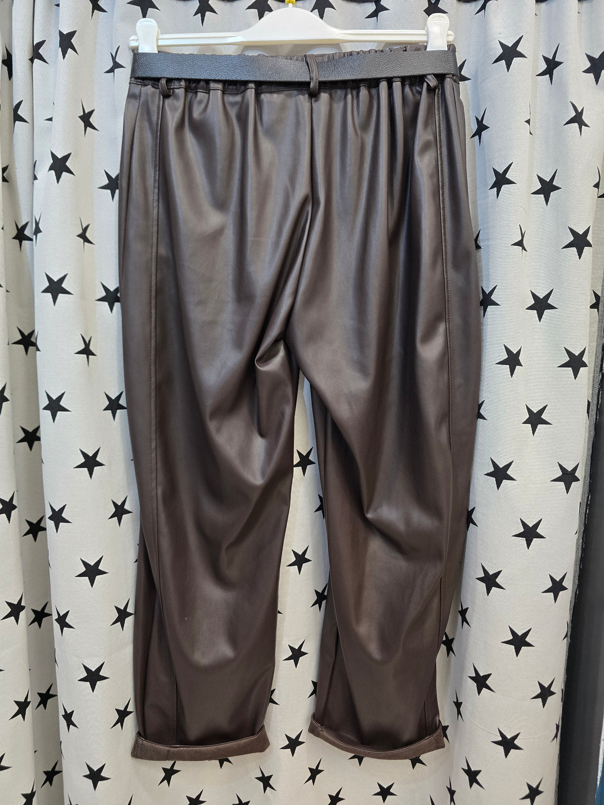Pantalone Donna Curvy Ecopelle