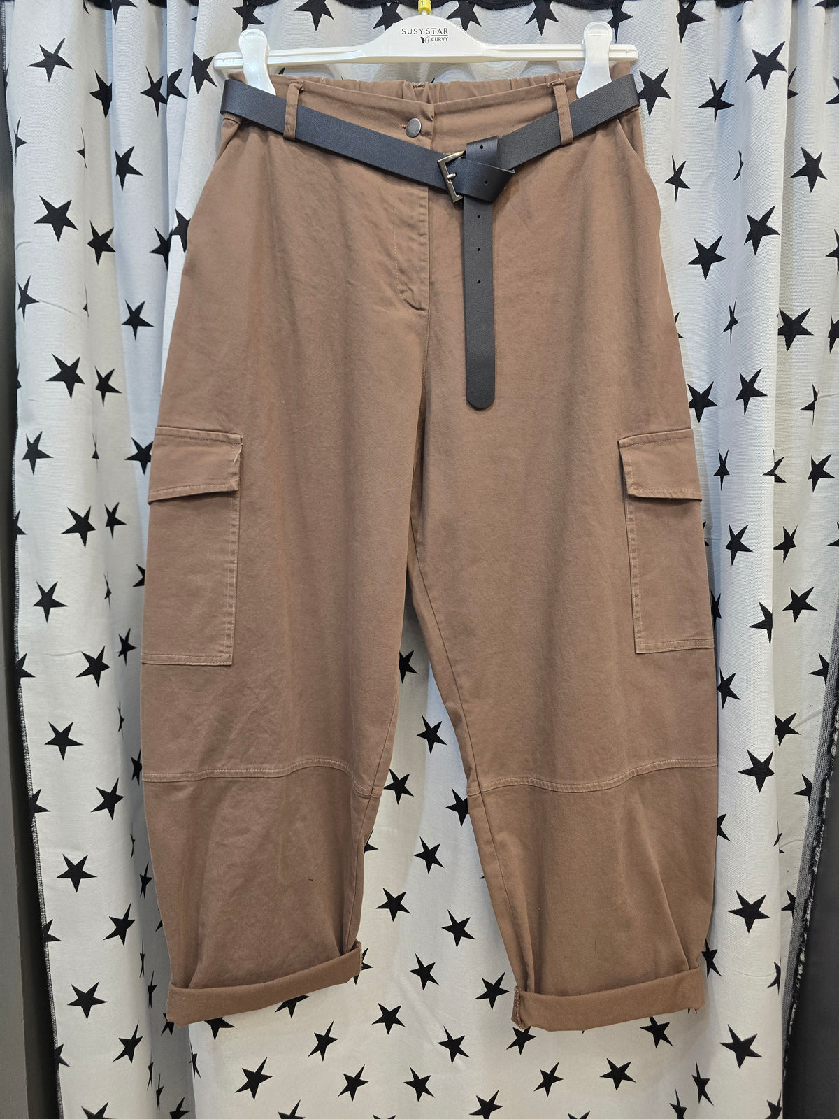 Pantalone Donna Cargo Curvy