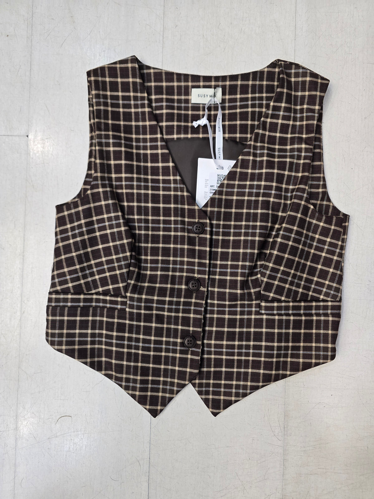 Gilet Donna Check