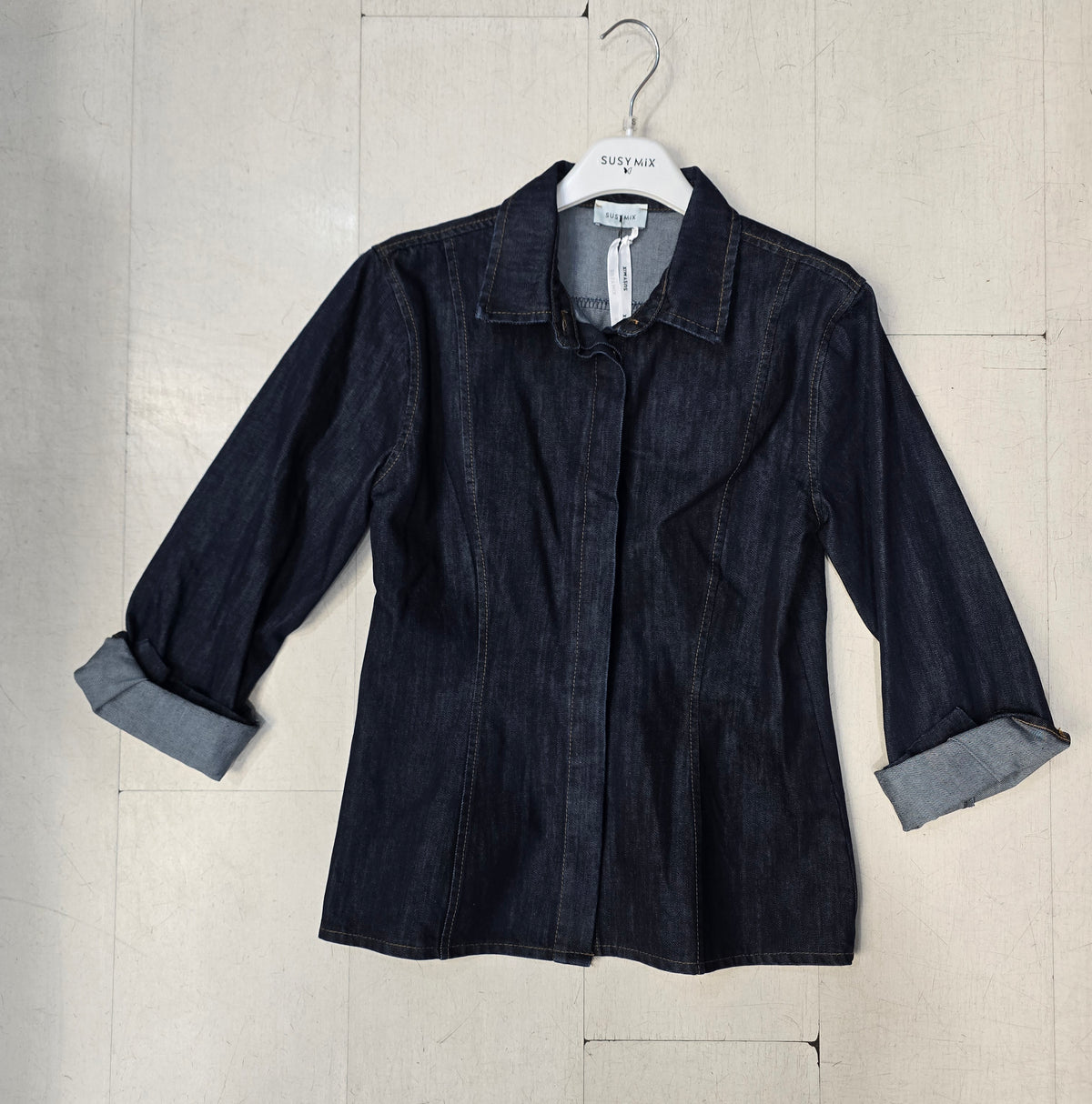 Giacca Camicia Donna Denim